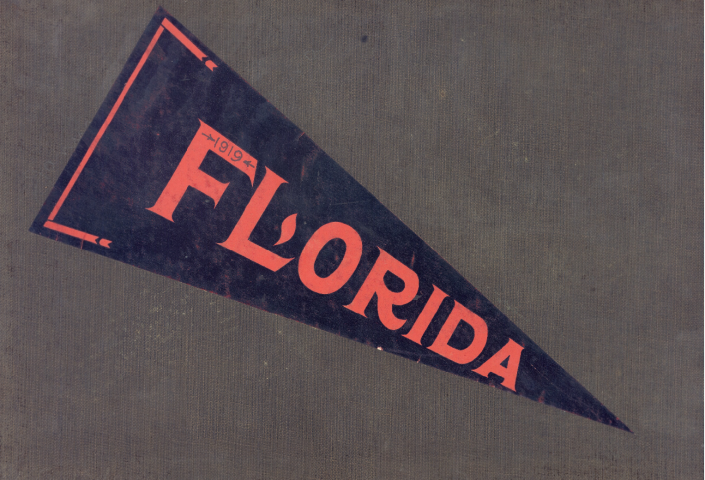 1917-1925 Scrapbook Page from Jackson MacDonald - Flag