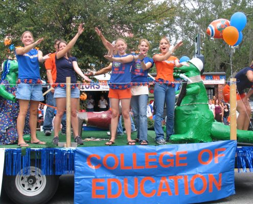 UF College of Education alumni float