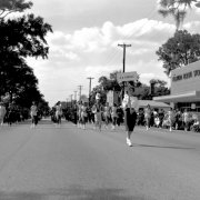 1961 P.K. Yonge marching band in the UF Homecoming Parade