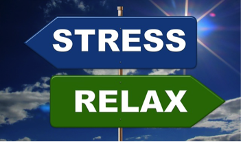 stress and relax directional signs