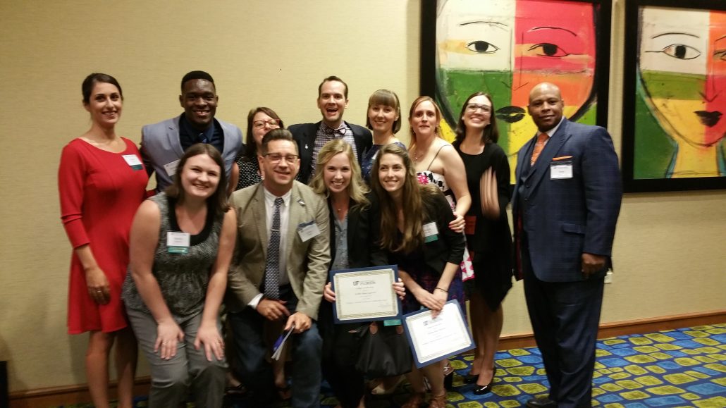 Counselor Education Students Received Awards at the Recognition Dinner.