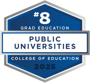 #8 Public university badge