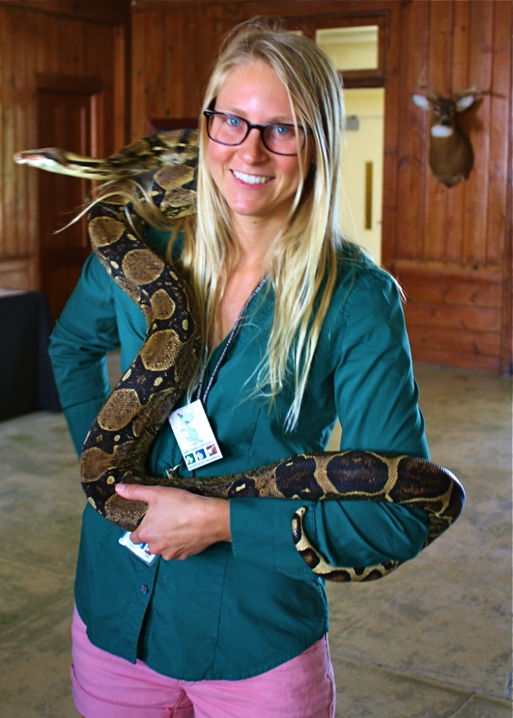 ‘Wearing’ a boa constrictor, fist bumping a sloth make UFTeach summer ...