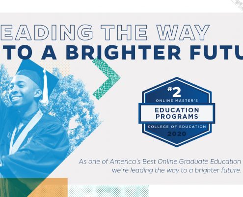 Leading the way to a brighter future - #2 educational online Master's programs