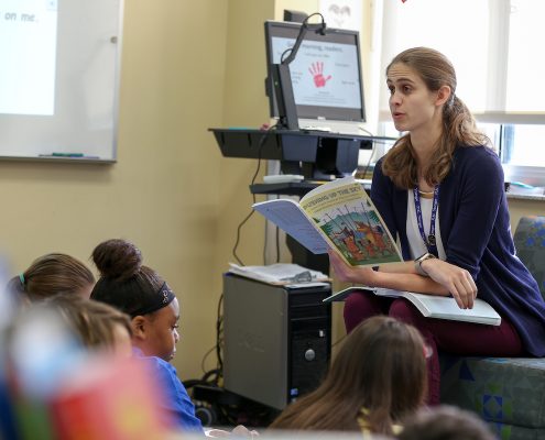 Teacher Reading to Students