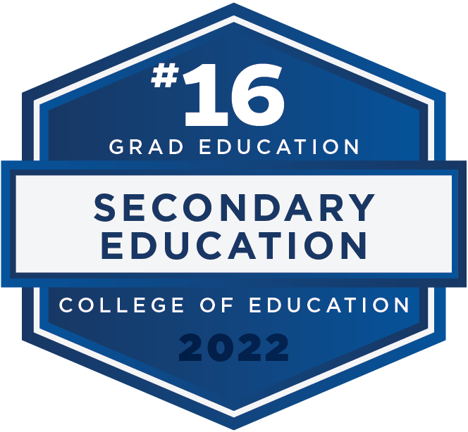 #16 - Grad Education - Secondary Education - College of Education - 2022