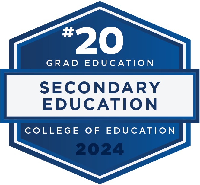 #20 Grad Education - Secondary Education - College of Education 2024