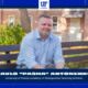 A graphic in the UF Momentum style featuring a photo of Pavlo “Pasha” Antonenko sitting on a bench and smiling. It also includes his name, the UF logo, and the words University of Florida Academy of Distinguished Teaching Scholars.