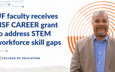 UF faculty receives NSF CAREER grant to address STEM workforce skill gaps