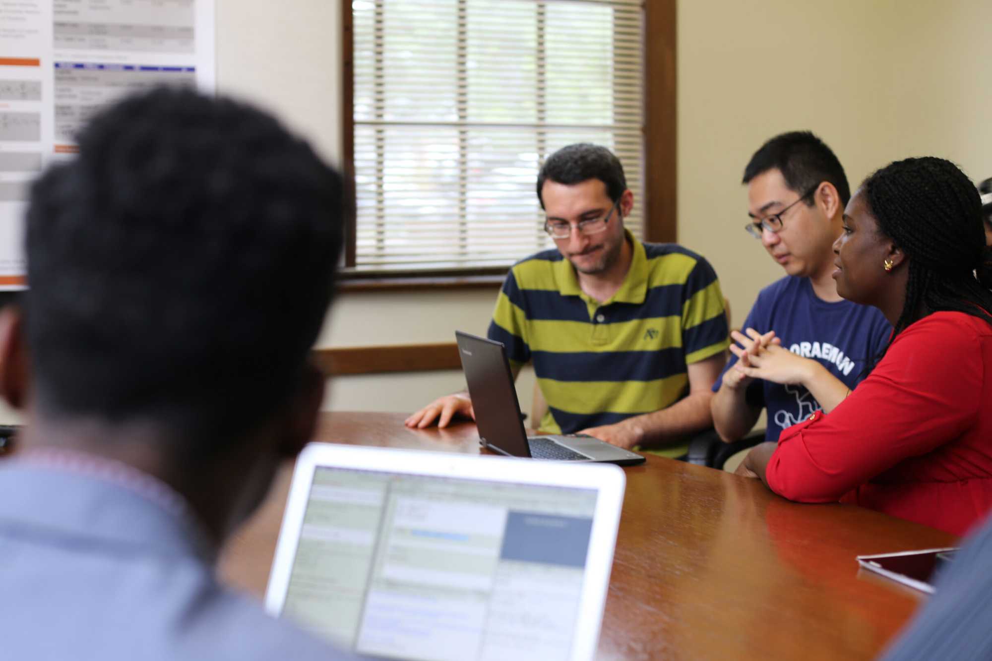 Class discussion at University of Florida Norman Hall