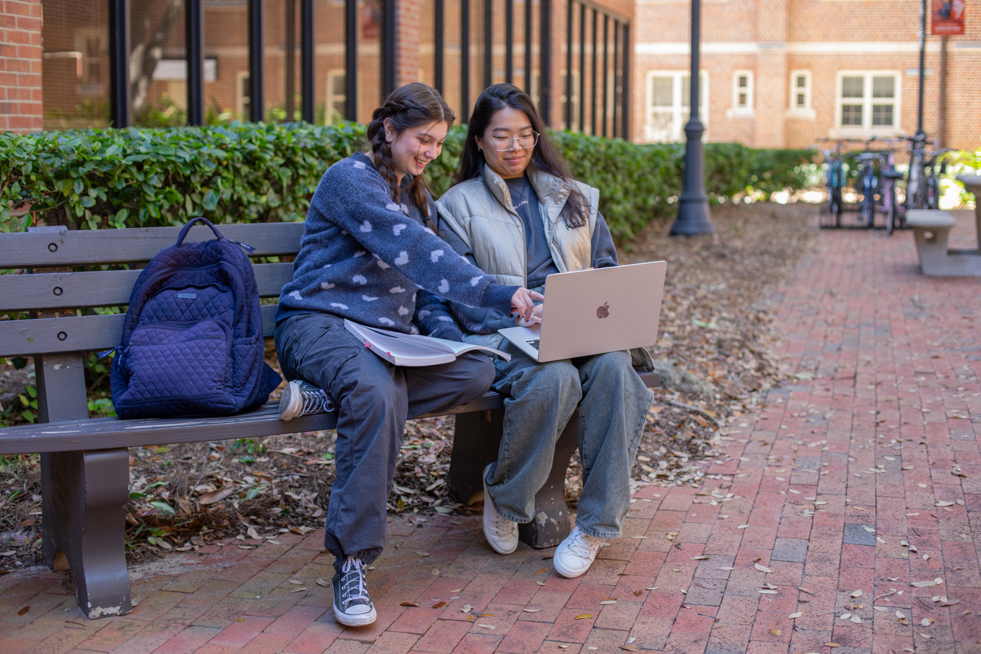 University of Florida Special Education student studying at Norman Hall