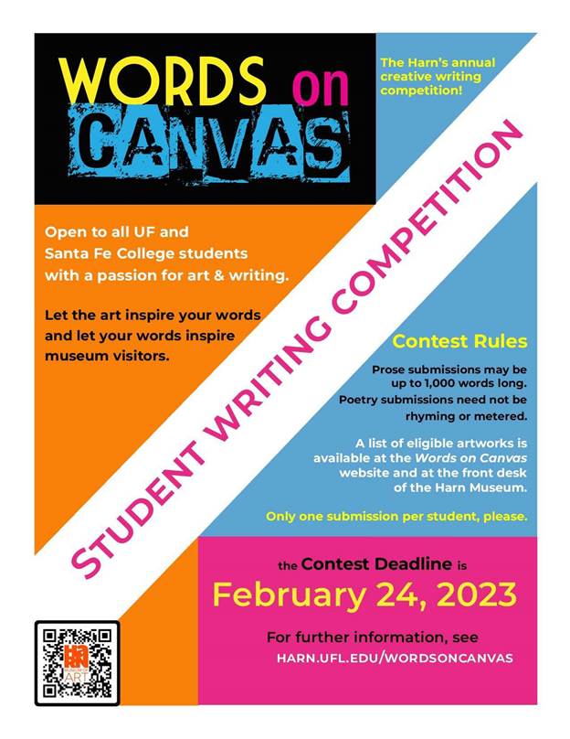 A flyer for Student Writing Competition.