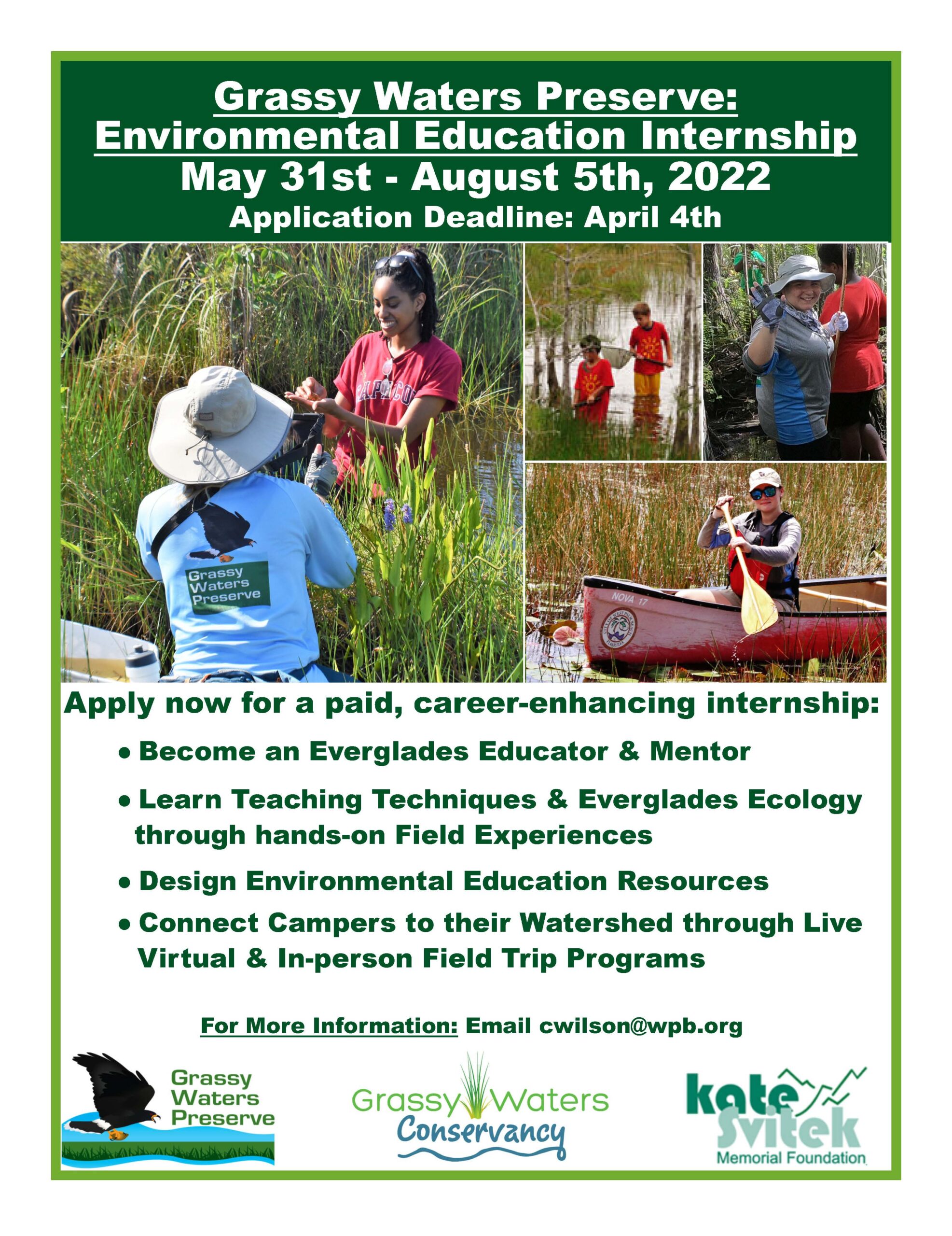 Grassy Waters Preserve: Environmental Education Internship